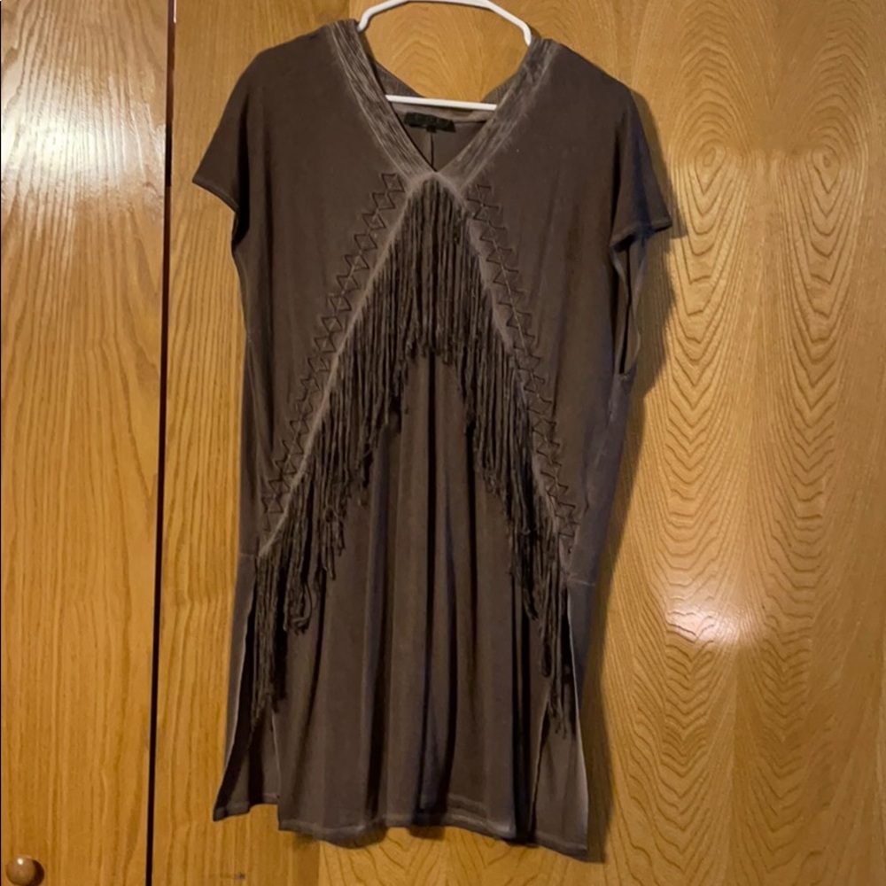 Western flair fringe medium top by POL